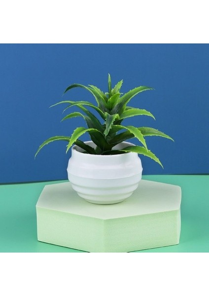 E Mini Yapay Kiler Bonsai Küçük Simüle Aloe Ağacı Saksı Kileri Çiçekler Ofis Masası Saksı Süsler Ev Bahçe Dekor (Yurt Dışından)