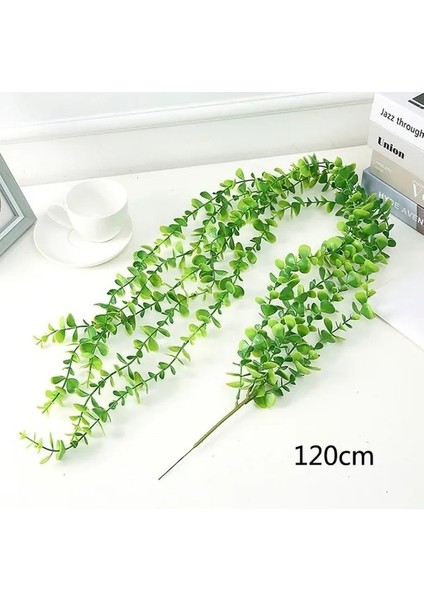 O Yapay Ki Sarmaşıklar Duvar Asılı Rattan Yapraklar Dalları Açık Bahçe Ev Dekorasyon Plastik Ipek Yaprak Yeşil Ki Sarmaşık (Yurt Dışından)