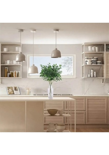 C 5 Adet 5 Adet Yapay Yeşillik Kaynaklanıyor Dekor Dallar Düğün Için Yapraklar Arch Buket Dolgu Masa Centerpieces Ev Dekor (Yurt Dışından) indirimleri