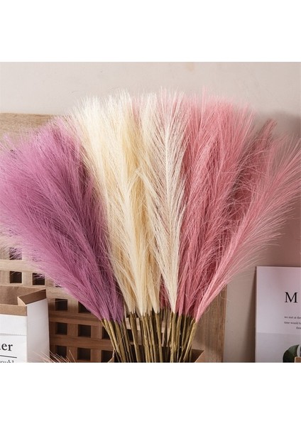 Mavi 10 Adet 10 Adet Ipek Pampas Çim Dekor Yapay Çiçekler Buket Kabarık Simülasyon Pampas Düzenlemeleri Düğün Ev Dekorasyon Için (Yurt Dışından) fırsatları