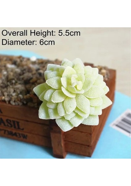 Guan Yin Lian 1 Adet Beyaz Akın Yapay Succulents Kiler Çiçek Aranjmanı Aksesuarları Masaüstü Bonsai Ev Bahçe Dekorasyonu Kiler (Yurt Dışından)