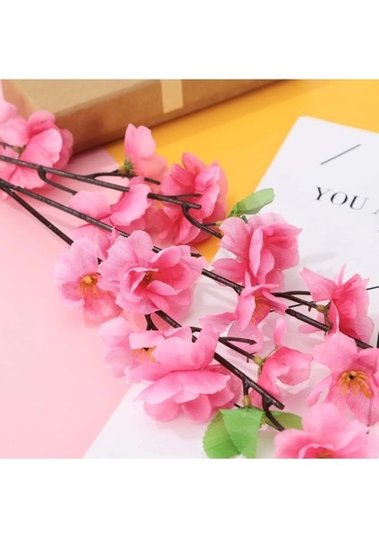 Beyaz 1 Adet Yapay Kiraz Çiçeği Çiçek Dalları, Ipek Bahar Şeftali Çiçeği Buketi Çiçek Düğün Ev Dıy Dekorasyon Için Kaynaklanıyor (Yurt Dışından) fırsatları