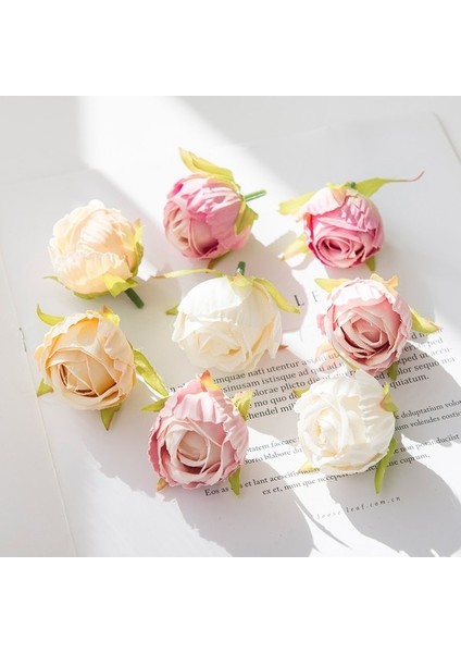 Eti Pembe 10 Adet Ipek Çay Tomurcukları Güller Kafa Düğün Dekoratif Çelenkler Ev Için Noel Süslemeleri Diy Hediye Kiler Yapay Çiçekler (Yurt Dışından) fiyatları