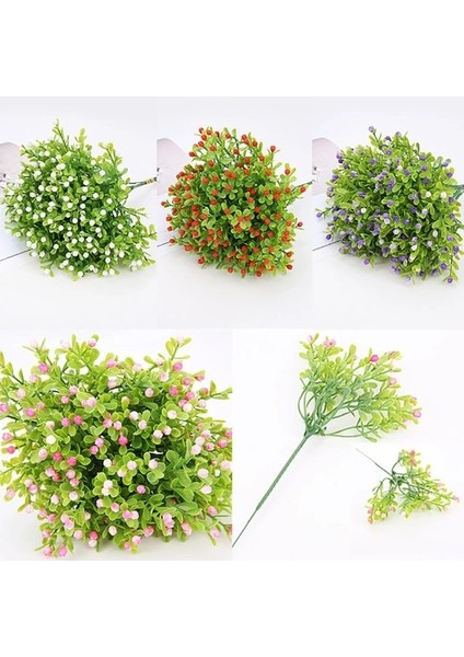 Stil 3 Yapay Milan Çiçek Buketi Parti Düğün Için Ki Ev Tatil Noel Süslemeleri Yapay Kiler (Yurt Dışından) fiyatları