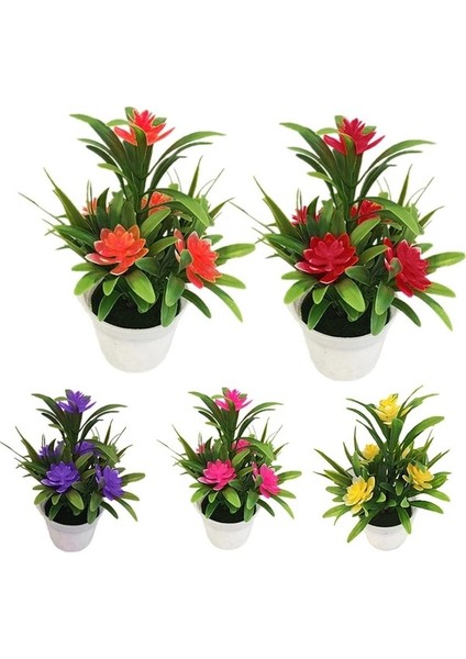 Turuncu Mini Yapay Kiler Etli Saksı Küçük Simüle Çiçekler Pot Raf Dekor ve Yatak Odası Dekoru Masa Ki (Yurt Dışından) fiyatları