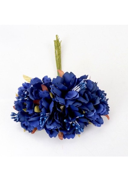 Stil 10 6 Adet/grup 3 cm Ipek Krizantem Yapay Çiçekler Kafa Dıy Çelenk Hediye Kutusu Zanaat Çiçek Düğün Ev Partisi Dekorasyon Için (Yurt Dışından) fiyatları