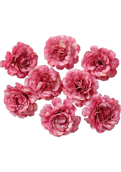 Renk 20 Adet Ipek Gül Yapay Çiçek Kafa Çiçek Ev Dekor Için Noel Partisi Evlilik Düğün Dekorasyon Dıy Çelenk Aksesuarları (Yurt Dışından) indirimleri