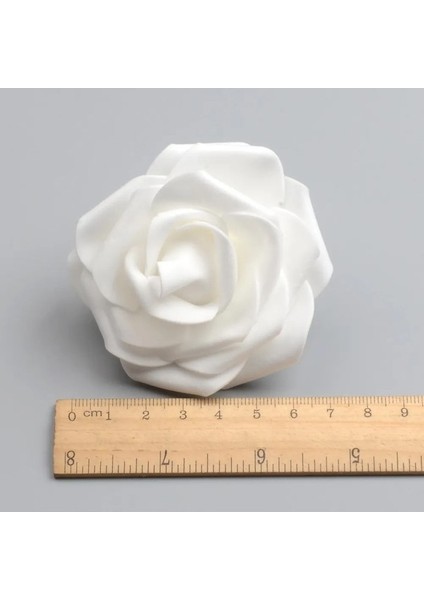 Açık Pembe 50 Adet 6 cm Yapay Pe Köpük Beyaz Güller Çiçekler Ev Düğün Dekorasyon Için Dıy Scrapbooking El Yapımı Çiçek Başları (Yurt Dışından) fırsatları