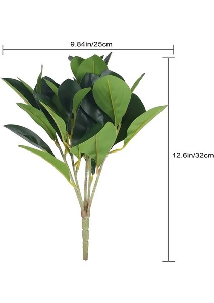 Stil 2 Yapay Çalılar Kiler Okaliptüs Yaprakları Bahçe Ev Düğün Avlu Açık Ofis Dekor Için Yeşillik Dalları Kaynaklanıyor (Yurt Dışından) fırsatları