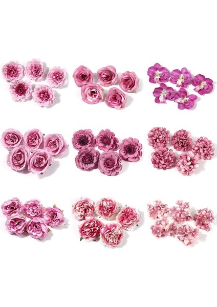 HA7705 5 Adet 5/10 Adet Pembe Gül Yapay Çiçekler Ipek Çiçek Ev Dekor Için Parti Düğün Dekorasyon Malzemeleri Dıy Çelenk Hediye Aksesuarı (Yurt Dışından) modelleri
