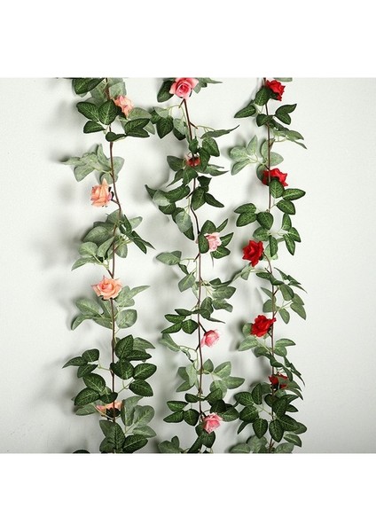 3 Adet Gül Asma Çiçekleri Kiler Yapay Çiçek Asılı Gül Sarmaşığı Ev Otel Ofis Düğün Parti Bahçe Kemer Dekor (Yurt Dışından) indirimleri