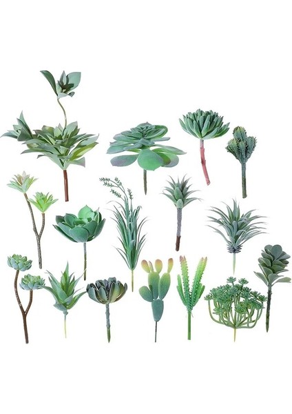 x Iao Lan Cao Küçük Orta Büyük Yeşil Akın Yapay Succulents Kiler Ev Yatak Odası Oturma Odası Masaüstü Dekorasyon Kiler Bonsai (Yurt Dışından) fiyatları