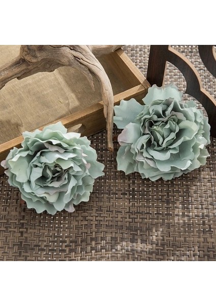 Mavi 5 Parça 10 Adet Yapay Çiçekler Ev Noel Süslemeleri Ev Için Ipek Şakayık Ki Diy Scrapbooking Açık Düğün Dekorasyon (Yurt Dışından)