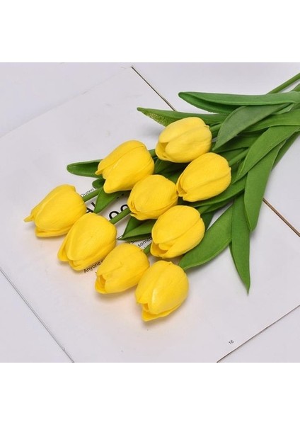 5 Adet-Color5 5 Adet Lale Pu Yapay Çiçek Gerçek Dokunmatik Buket Çiçekler Düğün Dekorasyon Bahar Parti Dıy Ev Bahçe Malzemeleri Için (Yurt Dışından)