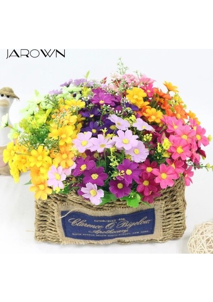 F Jarown Simülasyon Çiçek Küçük Papatya 7 Şube Cosmos Çiçek Düğün Dekor Ev Dekorasyon Oturma Odası Ekran Ipek Çiçek (Yurt Dışından) fiyatları