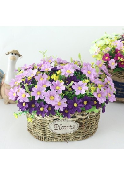 F Jarown Simülasyon Çiçek Küçük Papatya 7 Şube Cosmos Çiçek Düğün Dekor Ev Dekorasyon Oturma Odası Ekran Ipek Çiçek (Yurt Dışından) modelleri