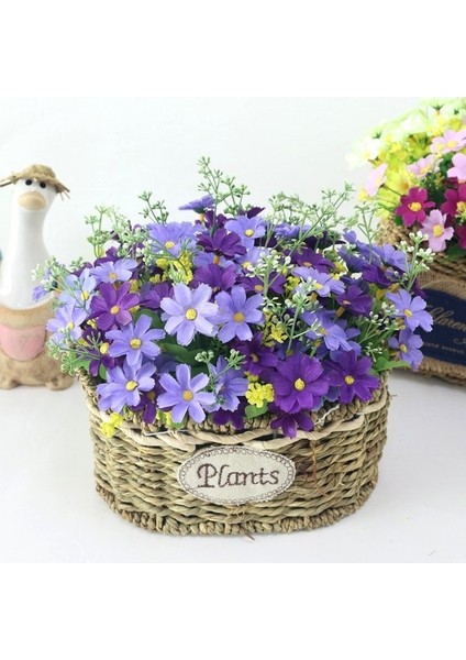 F Jarown Simülasyon Çiçek Küçük Papatya 7 Şube Cosmos Çiçek Düğün Dekor Ev Dekorasyon Oturma Odası Ekran Ipek Çiçek (Yurt Dışından) indirimleri