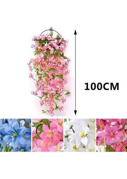 G Yapay Çiçek Morning Glory Simülasyon Kış Yasemin Ki Çiçek Askılığı Dıy Düğün Duvar Asılı Ev Bahçe Dekorasyonu (Yurt Dışından) indirimleri