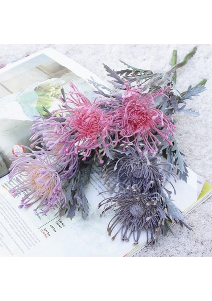 Erik Yapay Çiçekler Kısa Şube Yengeç Pençe 2 Çatal Iğnelik Noel Çelenk Vazo Ev Düğün Dekorasyon Için Dikim (Yurt Dışından) indirimleri