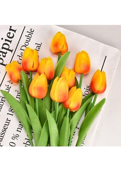 Renk 5 3 Adet 3/5/10 Adet Lale Çiçek Yapay Lale Buketi Pe Köpük Çiçek Düğün Töreni Için Dekor Ev Bahçe Buketi (Yurt Dışından) fırsatları