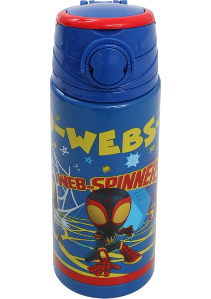 Spıderman Plastik Matara Frx 500ML Webs