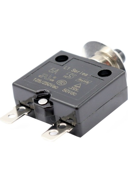 1x 5A Devre Kesici 12V/24V Basma Düğmesi Sıfırlanabilir Termal Devre Kesici Su Geçirmez Kapaklı Panel Montajı (Yurt Dışından) indirimleri