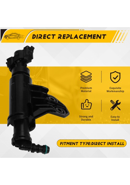 Ön Far Lambası Yıkama Spreyi Nozulu Silindir Jet Hyundai Tucson 2016-2020 Sağ 98672-D7000 (Yurt Dışından) indirimleri