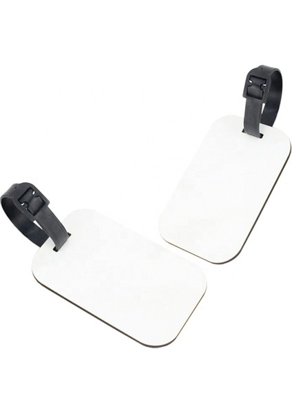 10 Adet Süblimasyon Boş Bagaj Etiketleri Beyaz Boş Seyahat Çantası Bagaj Etiketleri Askılı Çift Taraflı Bavul Etiket Etiketi (Yurt Dışından) indirimleri