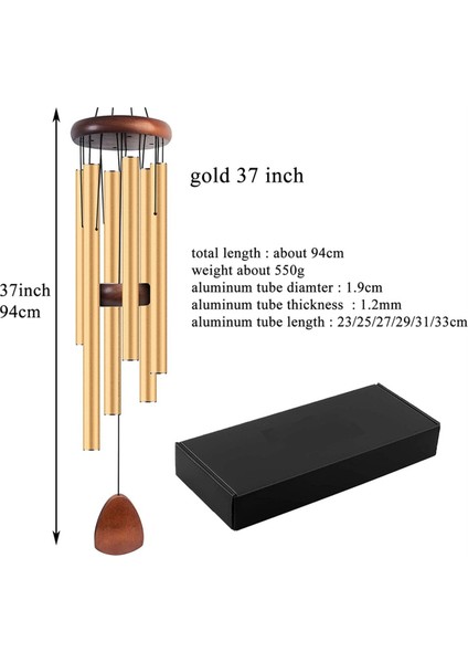 Gümüş Metal Rüzgar Çanı Alüminyum Rüzgar Çanı Rüzgar Çanları 6 Çubuklu Çanlar Ev Dekorasyonu El Sanatları Açık Bahçe Veranda (Yurt Dışından) fiyatları