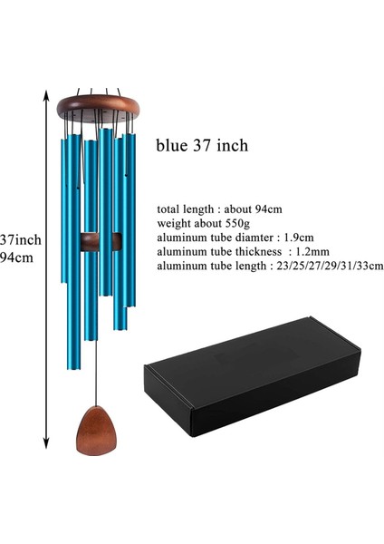 Gümüş Metal Rüzgar Çanı Alüminyum Rüzgar Çanı Rüzgar Çanları 6 Çubuklu Çanlar Ev Dekorasyonu El Sanatları Açık Bahçe Veranda (Yurt Dışından) fırsatları