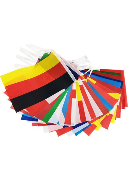 2022 Katar Dünya Kupası Için 8 Metre 32 Adet Bayraklar Dize Bayrak Dünya Çapındaki Ülkeler Milletler Bayrağı Oyunları Asılı Bayraklar (Yurt Dışından) modelleri