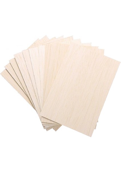 10 Paket Bitmemiş Ahşap Levhalar, Ev Uçak Gemi Tekne Sanat ve El Sanatları Için Balsa Ahşap Ince Ahşap Tahta, Dıy Süsler (Yurt Dışından)