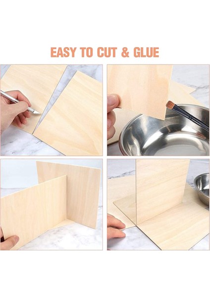 10 Paket Bitmemiş Ahşap Levhalar, Ev Uçak Gemi Tekne Sanat ve El Sanatları Için Balsa Ahşap Ince Ahşap Tahta, Dıy Süsler (Yurt Dışından) modelleri