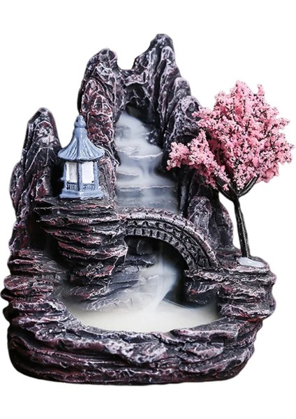 Yüksek Dağ Akan Şelale Geri Akış Tütsü Brülörü Ev Koku Difüzörü Tütsü Brülörü Dekorasyonu,e (Yurt Dışından) indirimleri