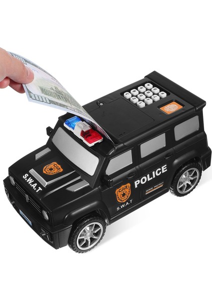 Dijital Parmak Izi Kuma Polis Arabası Çocuk Şifresi Kuma Para Kutusu Çocuklar Için Şifreli Bulmaca Dolabı (Yurt Dışından) indirimleri