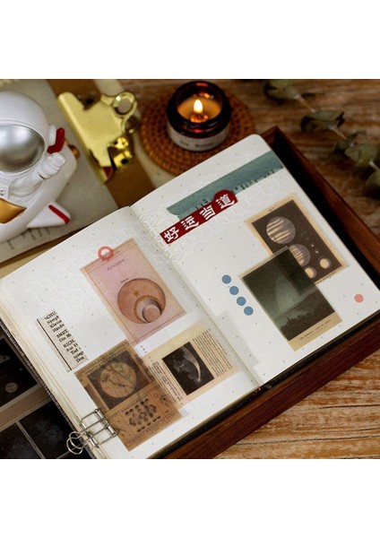 Dıy Vintage Scrapbooking Kağıt Koleksiyonu Telefon Süsü Karalama Defteri Koleksiyon Defteri Kağıdı Kartpostal Günlük Kaydı Malzemeleri D (Yurt Dışından) fiyatları