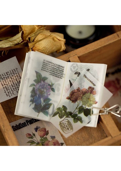 Dıy Vintage Scrapbooking Kağıt Koleksiyonu Telefon Süsü Karalama Defteri Koleksiyon Defteri Kağıdı Kartpostal Günlük Kaydı Malzemeleri D (Yurt Dışından) indirimleri