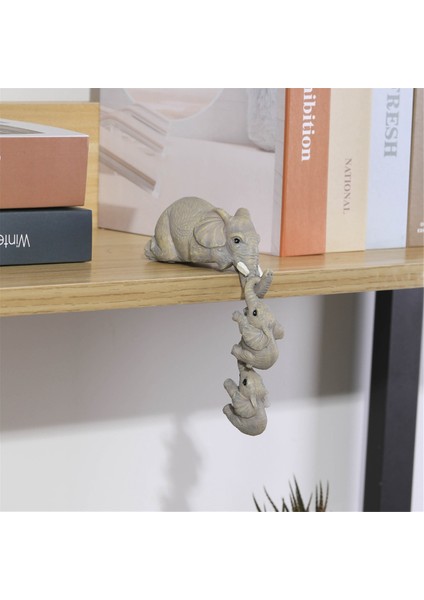 3 Adet Sevimli Fil Kucaklama Bebek Reçine El Sanatları Dekorasyon Ev Dekor Hediye Dekoratif Figürler Minyatürler Aksesuarlar (Yurt Dışından) fiyatları