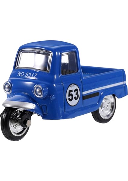 Vintage Üç Tekerlekli Bisiklet Modeli Üç Tekerlekli Bisiklet Süslemesi Üç Tekerlekli Bisiklet Araba Modeli Araba Süsü Masaüstü Araba Süsleri Heykeli-C (Yurt Dışından)