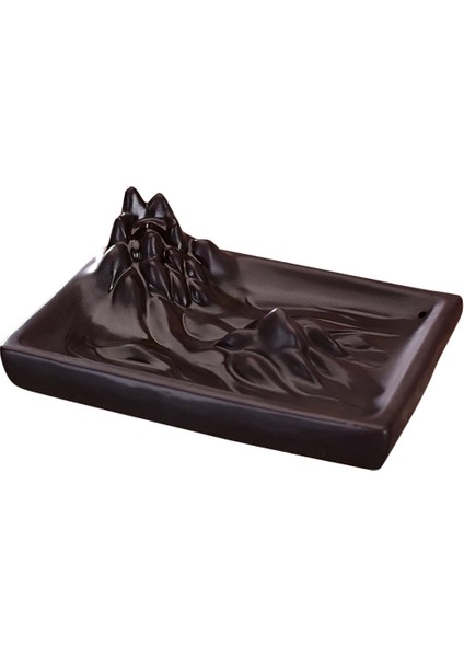 Dağ Geri Akış Tütsü Brülör Tütsü Sopa Tutucu Seramik Çömlek Tütsü Tutucu Meditasyon Yoga Spa Gevşeme Için (Yurt Dışından)