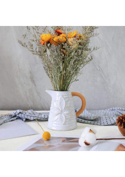Country Farmhouse Vazo Masaüstü Çiçek Düzenlemesi Dekorasyonu Oturma Odası ve Yemek Odası Dekorasyonu Için Çok Uygundur (Yurt Dışından) modelleri