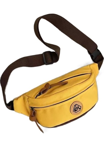 Crossbody Çanta Çok Fonksiyonlu Büyük Kapasiteli Spor Bel Çantası Çift Çantası (Yurt Dışından)