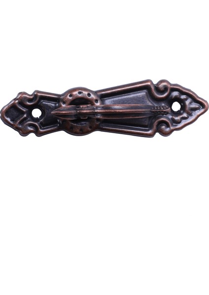 Metal Perde Püskül Kravat Geri Tieback Mini Duvar Kancaları 2 Adet Kırmızı Bronz (Yurt Dışından)