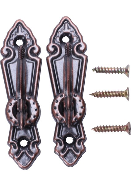 Metal Perde Püskül Kravat Geri Tieback Mini Duvar Kancaları 2 Adet Kırmızı Bronz (Yurt Dışından) fiyatları