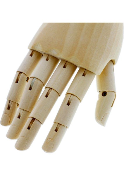 Ahşap Sanatçı Çizim Mankeni Mafsallı Manken Ahşap Esnek Parmaklar 10 Inç Sağ El (Yurt Dışından) fırsatları