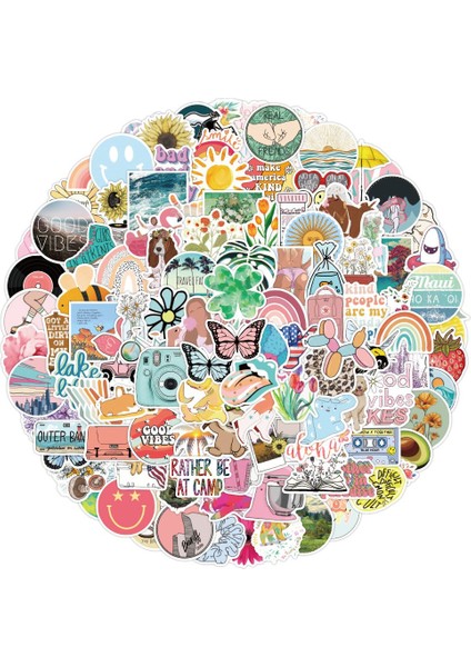 200 Adet Su Şişesi Çıkartmaları Su Geçirmez Vinil Çıkartmalar Gençler Için Çıkartma Paketleri Bilgisayar, Dizüstü Bilgisayar, Kaykay Için (Yurt Dışından) indirimleri