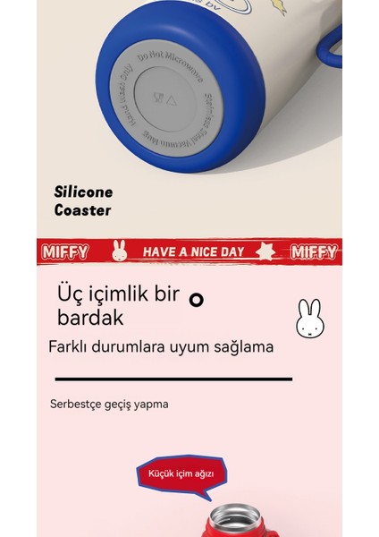 Termos Bardak Kızlar Yüksek Görünümlü Büyük Kapasiteli Pipetli Bardak Taşınabilir Su Isıtıcısı (Yurt Dışından) modelleri