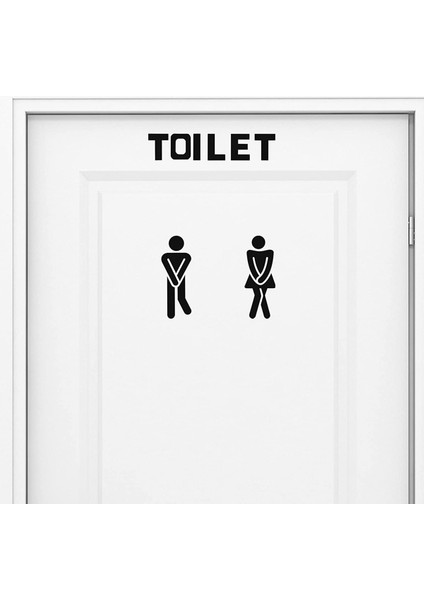 Komik Resimler Tuvalet Kapı Duvar Ev Dekorasyon, Çıkarılabilir Sanat Dıy Kapı Aksesuarları Vinil Yapışkan Duvar, Tuvalet (Yurt Dışından) fiyatları