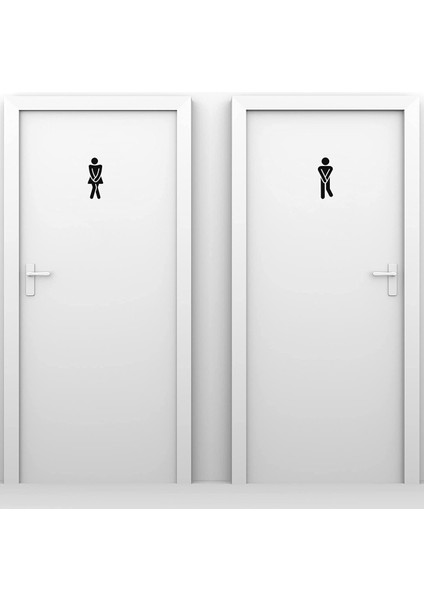 Komik Resimler Tuvalet Kapı Duvar Ev Dekorasyon, Çıkarılabilir Sanat Dıy Kapı Aksesuarları Vinil Yapışkan Duvar, Tuvalet (Yurt Dışından) modelleri