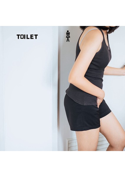 Komik Resimler Tuvalet Kapı Duvar Ev Dekorasyon, Çıkarılabilir Sanat Dıy Kapı Aksesuarları Vinil Yapışkan Duvar, Tuvalet (Yurt Dışından) fırsatları